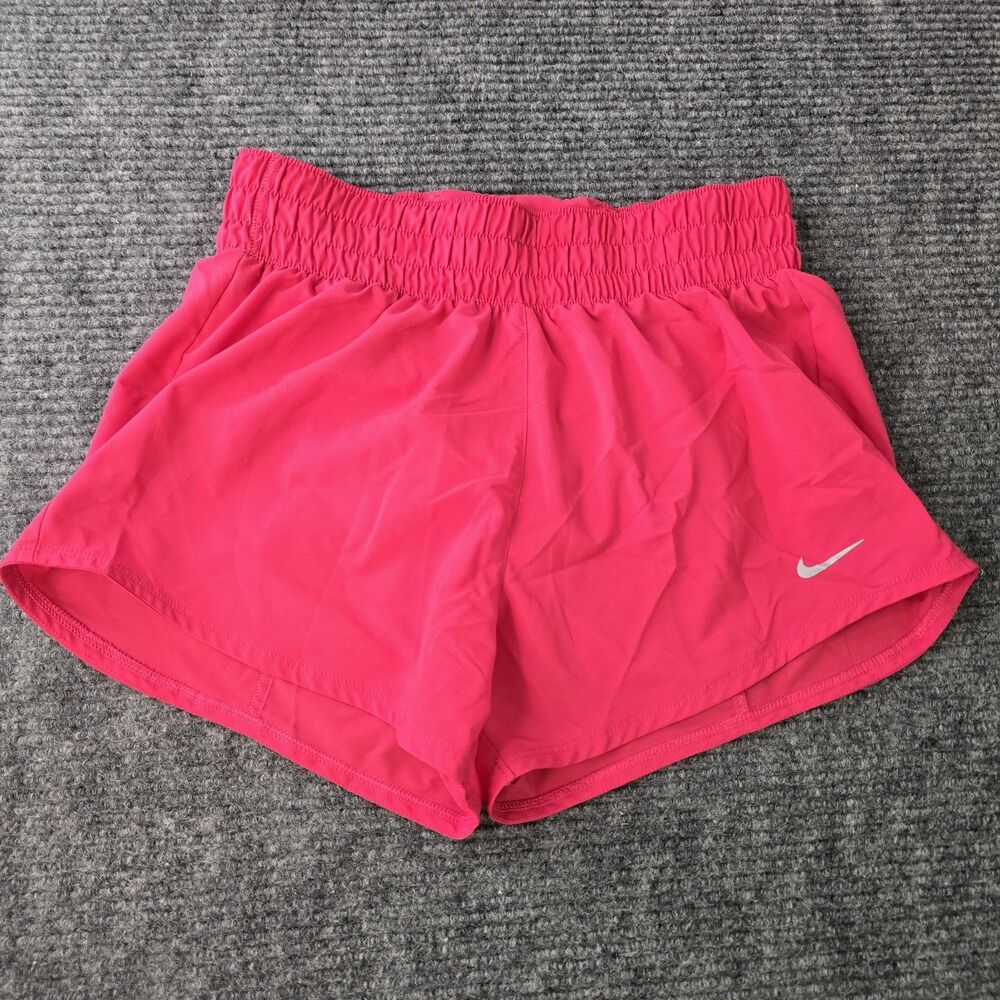 Nike Dri-FIT Running Shorts Women’s Size XS Pink Lined Athletic Workout Gym